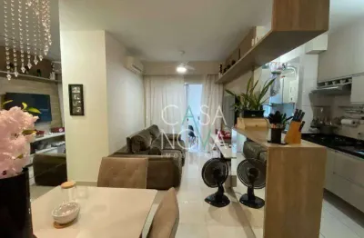 Acqua Play Home Resort Apartamento com 2 dormitórios à venda, 64 m² por R$ 640.000 - Marapé - Santos/SP