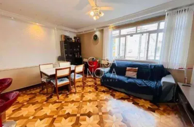 Casa Sobreposta Alta com 3 dormitórios à venda, 113 m² por R$ 750.000 - Marapé - Santos/SP
