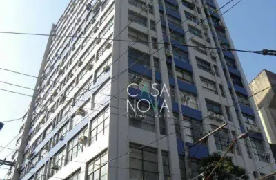 Sala à venda, 37 m² por r$ 130.000,00 - centro - santos/sp