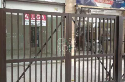 Loja para alugar, 25 m² por r$ 3.900,00/mês - boqueirão - santos/sp