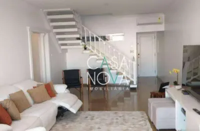 Cobertura com 3 dormitórios à venda, 311 m² por r$ 1.950.000,00 - aparecida - santos/sp