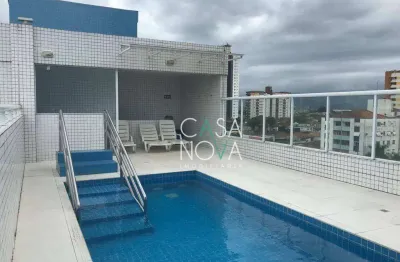 Apartamento com 1 dormitório à venda, 38 m² por r$ 360.000,00 - boqueirão - santos/sp