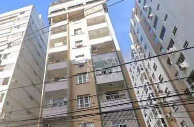 Apartamento com 2 dormitórios à venda, 87 m² por r$ 510.000,00 - boqueirão - santos/sp