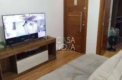 Apartamento com 1 dormitório à venda, 65 m² por r$ 320.000,00 - itararé - são vicente/sp