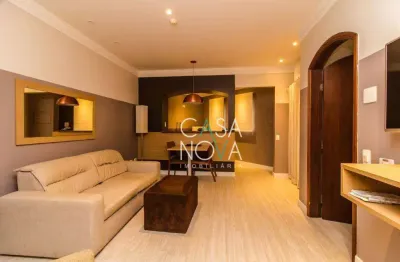 Flat com 1 dormitório à venda, 47 m² por r$ 450.000,00 - gonzaga - santos/sp