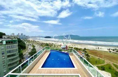 Apartamento com 2 dormitórios à venda, 68 m² por r$ 652.000,00 - itararé - são vicente/sp