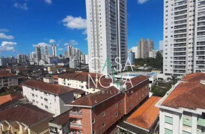 Apartamento com 2 dormitórios à venda, 68 m² por r$ 687.000,00 - marapé - santos/sp