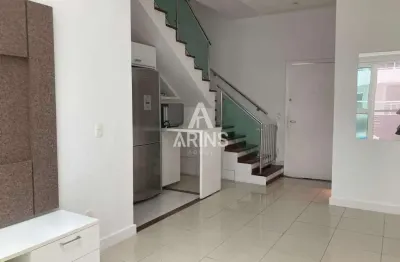 Loft duplex a venda tem 80m² quadrados com 2 quartos em gonzaga - santos