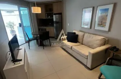 Apartamento flat a venda ou aluguel com 63m², 1 quarto, 1 vaga na pompéia-santos