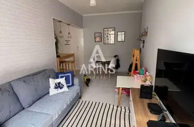 Apartamento a venda com 62m² -2quartos e 1 vaga no marapé em santos sp