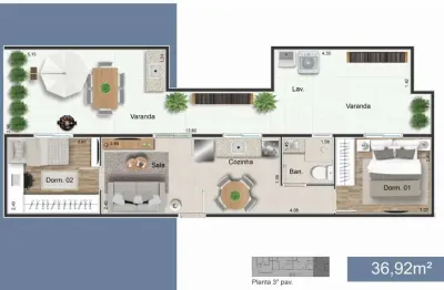 Cobertura com 2 dormitórios à venda, 36 m² por r$ 360.000,00 - vila carrão - são paulo/sp