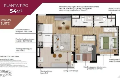 Apartamento com 2 dormitórios à venda, 54 m² por r$ 510.000,00 - brás - são paulo/sp