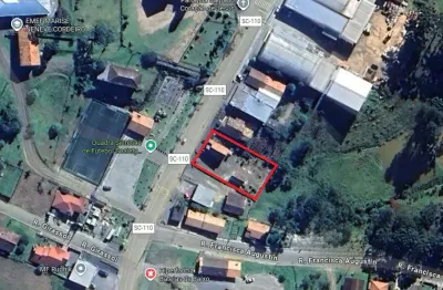 Terreno à venda na Professor Rufino Blaszkowski, 357, Bateias de Baixo, Campo Alegre