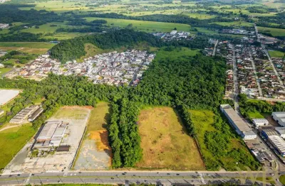 Terreno à venda na avenida santos dumont, 2, zona industrial, joinville por r$ 15.500.000