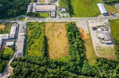 Terreno à venda na avenida santos dumont, 1, zona industrial, joinville por r$ 19.500.000