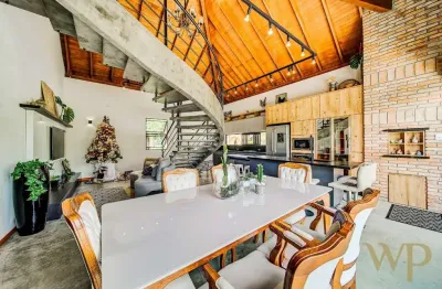 Casa em condomínio fechado com 3 quartos à venda na fazenda, 993, rio bonito (pirabeiraba), joinville por r$ 2.800.000
