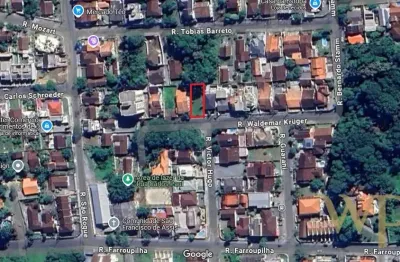 Terreno à venda na rua waldemar kruger, floresta, joinville por r$ 550.000