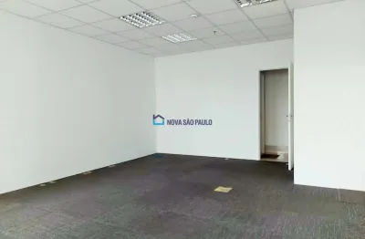 Conjunto comercial 43m²  para locação em moema índios, 1 vaga