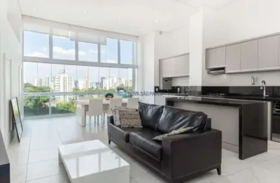 Apartamento 1 dormitório, 1 suíte, 2 vagas,  85m² - brooklin