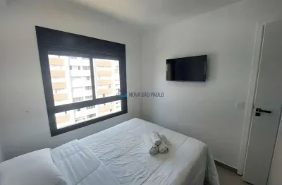 Apartamento com 2 quartos para alugar na avenida agami, --, indianópolis, são paulo, 37 m2 por r$ 4.000