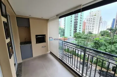 Apartamento de 57m² para locação,  decorado e mobiliado, planalto paulista