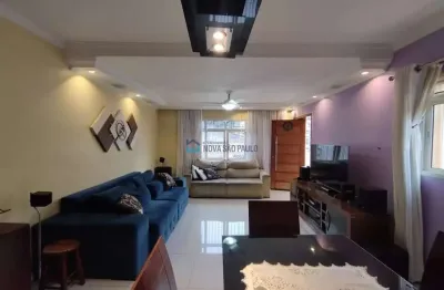 Sobrado para locação com 3 quartos e 04 vagas de garagem - vila brasilina.
