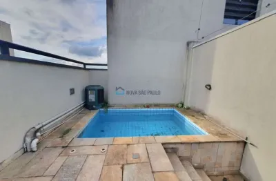 Cobertura com piscina e churrasqueira privativa e 2 vagas de garagem! estuda permuta!