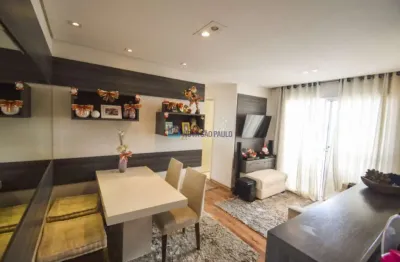 Apartamento seminovo impecável varanda envidraçada, planejado 1.300m do metrô sacomã