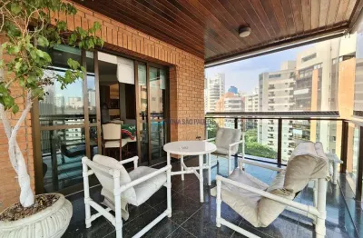 Apartamento com 340m² 4 quartos e 4 vagas à venda em moema - pássaros.