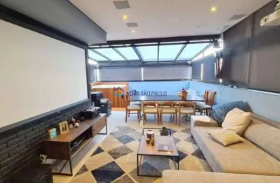 Cobertura duplex 122m²  02 dormitórios 01 suíte 02 vagas - vila paulista - jabaquara - são paulo/sp