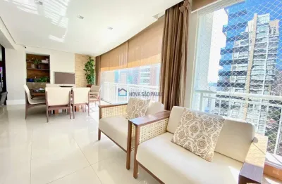 Apartamento 185m² - 3 suítes - 3 vagas - itaim bibi - semi mobiliado