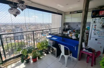 Apartamento 65m² seminovo, planejado, terraço gourmet enorme! 1.800 m metrô sacomã