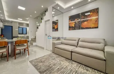 Sobrado mobiliado tríplex 3 suítes, 2 vagas, terraço gourmet prox. metrô vila mariana