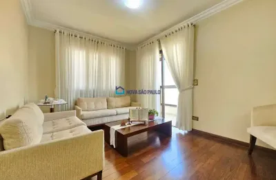 Apartamento amplo 140m2 - 3 dormitórios-1suíte-2 vagas a 900 metros metrô alto do ipiranga
