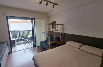 Studio novo 28², mobiliado, planejado, varanda, lazer, sem vaga! 3min (190m) a pé metrô vila mariana