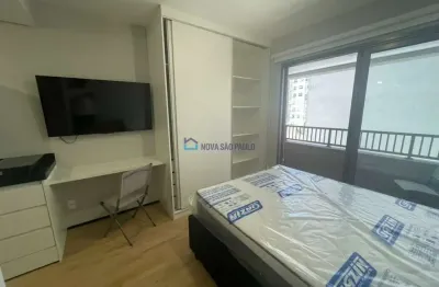 Apartamento studio em vila mariana. novo. mobiliado. metrô ana rosa.
