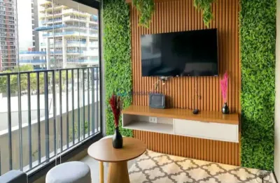 Apartamento studio mobiliado 28m² metrô vila madalena.