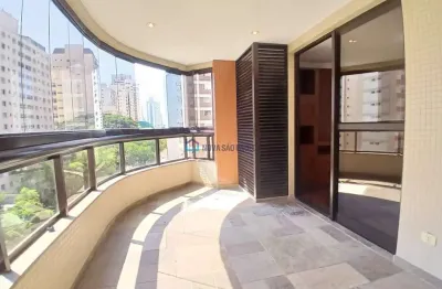 Apartamento com sacada  3 quartos 3 suítes, 4 vagas à venda em moema.