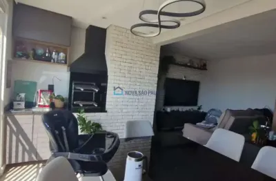 Apartamento pertinho do metrô saúde com varanda gourmet e 2 vagas de garagem!