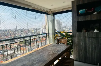 Apartamento 1.900 m do metrô sacomã! charmoso terraço gourmet enorme envidraçado com churrasqueira