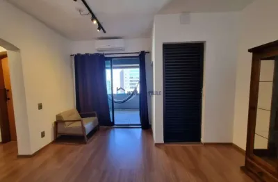 Flat em moema com 50m², com 01 dormitório e 01 vaga de garagem com manobrista