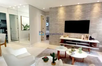 Venda. moema pássaros. apartamento mobiliado com 92m². 2 quartos, 1 suíte. 2 vagas
