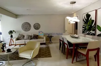 Venda. moema pássaros. apartamento mobiliado com 92m². 2 quartos, 1 suíte. 2 vagas
