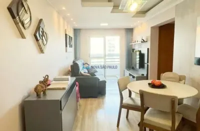 Apartamento ensolarado 2 dorms, lazer completo e metrô saúde a 12 min