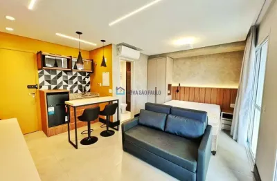 Studio mobiliado com 1 banheiro no code aclimação ? 28m²