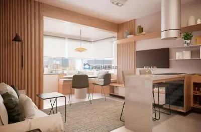 Apartamento com 1 quarto, 1 banheiro e 1 vaga no brooklin