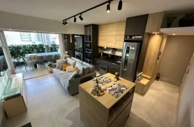 Venda apartamento moema - 2 quartos - 02 suítes - 02 vagas - varanda gourmet - mobiliado