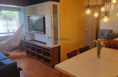 Apartamento mobiliado, 2 dormitórios, varanda, suíte, 3 wc, 2 vagas ! 10 min a pé metrô pça arvore