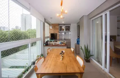 Apartamento chacara santo antonio, 138m², 3 quartos e 2 vagas