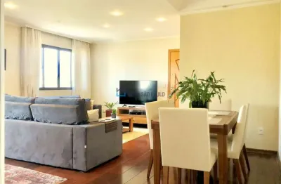 Apartamento amplo e ensolarado com 4 vagas e lazer completo em rua arborizada